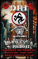 D.R.I. / Candy Striper Death Orgy / Words That Burn / Pigboat on Sep 2, 2026 [516-small]