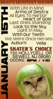 With Life In Mind / Arms of Destra / All Eyes To Harbor / Heart of Gold / Last Ones Standing / Look to the Sky / Light In May / With Our Teeth / We Were Once Heros / Auburn / Veila on Jan 15, 2010 [871-small]