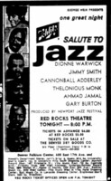 Dionne Warwick / The Wes Montgomery Quartet / The Cannonball Adderly Quintet / The Ahmad Jamal Quartet / The Thelonious Monk Quartet / The Gary Burton Quartet on Jul 20, 1968 [941-small]