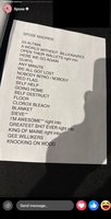 "Blanket" was not performed. There was instrumental intermission in its place. , tags: Spose, Portland, Maine, United States, Setlist, Live at Madrid’s - Spose / Alma June and the Persian Cats / Nobdy on Jul 17, 2026 [399-small]