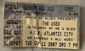The Used / Army of Me / Bled on Sep 11, 2007 [407-small]