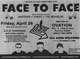 Face To Face / Midtown / Thrice / The Movielife on Apr 26, 2002 [296-small]