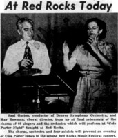 The Denver Symphony Orchestra / Katherine Bowman / Gloria Krieger / Truly Barr Nelson / Alvin Schwartz / Jean McCartney on Jul 13, 1951 [316-small]