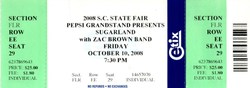Sugarland / Zac Brown Band on Oct 10, 2008 [126-small]