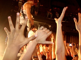 Finale ~ Bless the Fall ~ Beau Bokan, Eric Lambert, Mike Frisby, Jared Warth & Matt Traynor, tags: Blessthefall, West Hollywood, California, United States, Key Club - August Burns Red / Enter Shikari / Blessthefall / Iwrestledabearonce on Jul 22, 2009 [389-small]