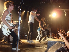 Bless the Fall ~ Beau Bokan, Eric Lambert, Mike Frisby, Jared Warth & Matt Traynor, tags: Blessthefall, West Hollywood, California, United States, Key Club - August Burns Red / Enter Shikari / Blessthefall / Iwrestledabearonce on Jul 22, 2009 [413-small]