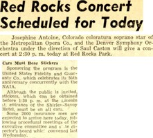 Josephine Antoine / The Denver Symphony Orchestra on Sep 22, 1946 [530-small]