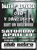 Losing All Pride / S.T.D. / 5 Days Dirty / Riot on Rosewood on Apr 14, 2007 [162-small]