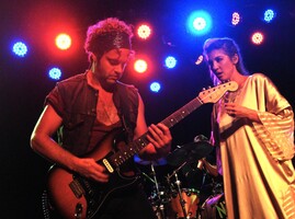 Nico Vega ~ Rich Koehler & Aja Volkman, tags: Nico Vega, West Hollywood, California, United States, The Roxy Theatre - Nico Vega / Queen Caveat / Dark Waves on Jul 21, 2014 [709-small]