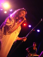 Nico Vega ~ Aja Volkman & Mike Beliveau, tags: Nico Vega, West Hollywood, California, United States, The Roxy Theatre - Nico Vega / Queen Caveat / Dark Waves on Jul 21, 2014 [717-small]