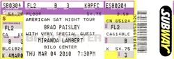 Brad Paisley / Miranda Lambert / Justin Moore on Mar 4, 2010 [184-small]
