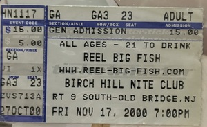 Reel Big Fish / Catch 22 / Midtown on Nov 17, 2000 [064-small]