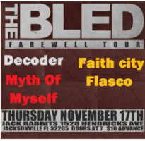 tags: Gig Poster - The Bled / Decoder / Myth of Myself / Faith City Fiasco on Nov 15, 2011 [169-small]