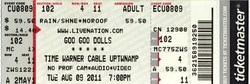 Goo Goo Dolls / Michelle Branch / Parachute on Aug 9, 2011 [380-small]