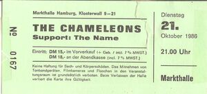 The Chameleons / The Name on Oct 21, 1986 [149-small]