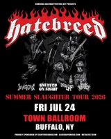 Hatebreed / Incantation / Snuffed on Sight / The Last Ten Seconds of Life / Face Yourself on Jul 24, 2026 [384-small]