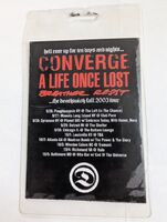 Converge / A Life Once Lost / Breather Resist on Oct 3, 2003 [019-small]