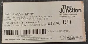 John Cooper Clarke / Mike Garry on Oct 27, 2012 [513-small]