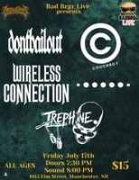 dontbailout / Couchboy / Wireless Connection / Trephine on Jul 17, 2026 [808-small]
