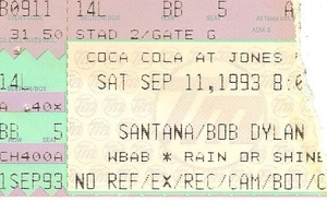 Bob Dylan / Santana on Sep 10, 1993 [248-small]