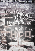 H.D.Q / Heibel / Ear Damage / Decadence Within on Apr 8, 1990 [879-small]