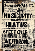 No Security / Hiatus / Six Feet Over / Neuthrone on Feb 9, 1992 [885-small]