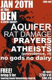 Aquifer / Prayers For Atheists / Rat Damage / No Gods No Dairy on Feb 20, 2010 [895-small]