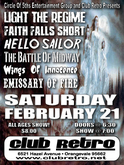 Faith Falls Short / Hello Sailor / The Battle of Midway / Wings of Innocence / Emissary of Fire on Feb 21, 2009 [482-small]