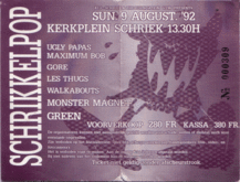 Monster Magnet / Maximum Bob / Gore / Les Thugs / Walkabouts / Green on Aug 9, 1992 [508-small]