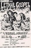 H.D.Q / Lethal Gospel / The Abs / Verbal Assault on Oct 1, 1989 [516-small]