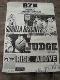 Gorilla Biscuits / Rise Above / Profound / Judge on Sep 24, 1989 [517-small]