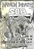 Napalm Death / S.O.B on Jun 3, 1989 [523-small]