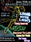 Living With Lions / Young Generals / The American Scene / Second To Last / Cause for Panic / Handguns on Jun 25, 2010 [760-small]