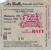 Ozzy Osbourne / Ratt on Feb 12, 1986 [136-small]