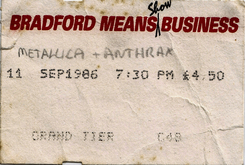 Metallica / Anthrax on Sep 11, 1986 [142-small]