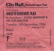 Motorhead / Zodiac Mindwarp on Sep 16, 1986 [143-small]