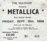 Metallica / Anthrax on Sep 19, 1986 [144-small]