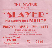 Slayer / Malice on Apr 17, 1987 [162-small]