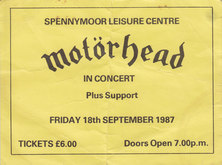 Motörhead / The Sword on Sep 18, 1987 [165-small]