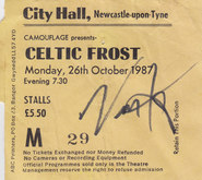 celtic frost / Kreator / The Virus on Oct 26, 1987 [166-small]