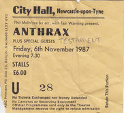 Anthrax / Testament on Nov 6, 1987 [167-small]