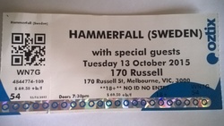 Hammerfall / Elm Street / Taberah on Oct 13, 2015 [610-small]