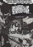 Ripcord / Polytical Asylum / Lethal Gospel on Sep 3, 1988 [235-small]