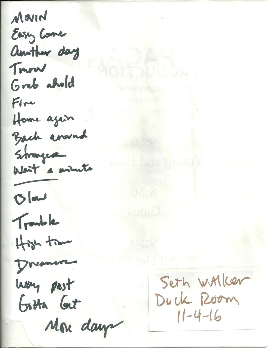 Concert History of The Duck Room Blueberry Hill St. Louis, Missouri