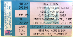 David Bowie / Nine Inch Nails / Prick on Sep 22, 1995 [182-small]