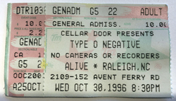 Type O Negative / Manhole on Oct 30, 1996 [470-small]