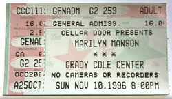 Marilyn Manson on Nov 10, 1996 [471-small]