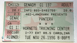 Pantera / Biohazard / Neurosis on Nov 26, 1996 [473-small]