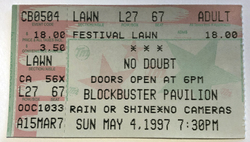 No Doubt on May 4, 1997 [476-small]