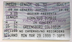 Korn / Rob Zombie / Videodrone on Mar 29, 1999 [485-small]